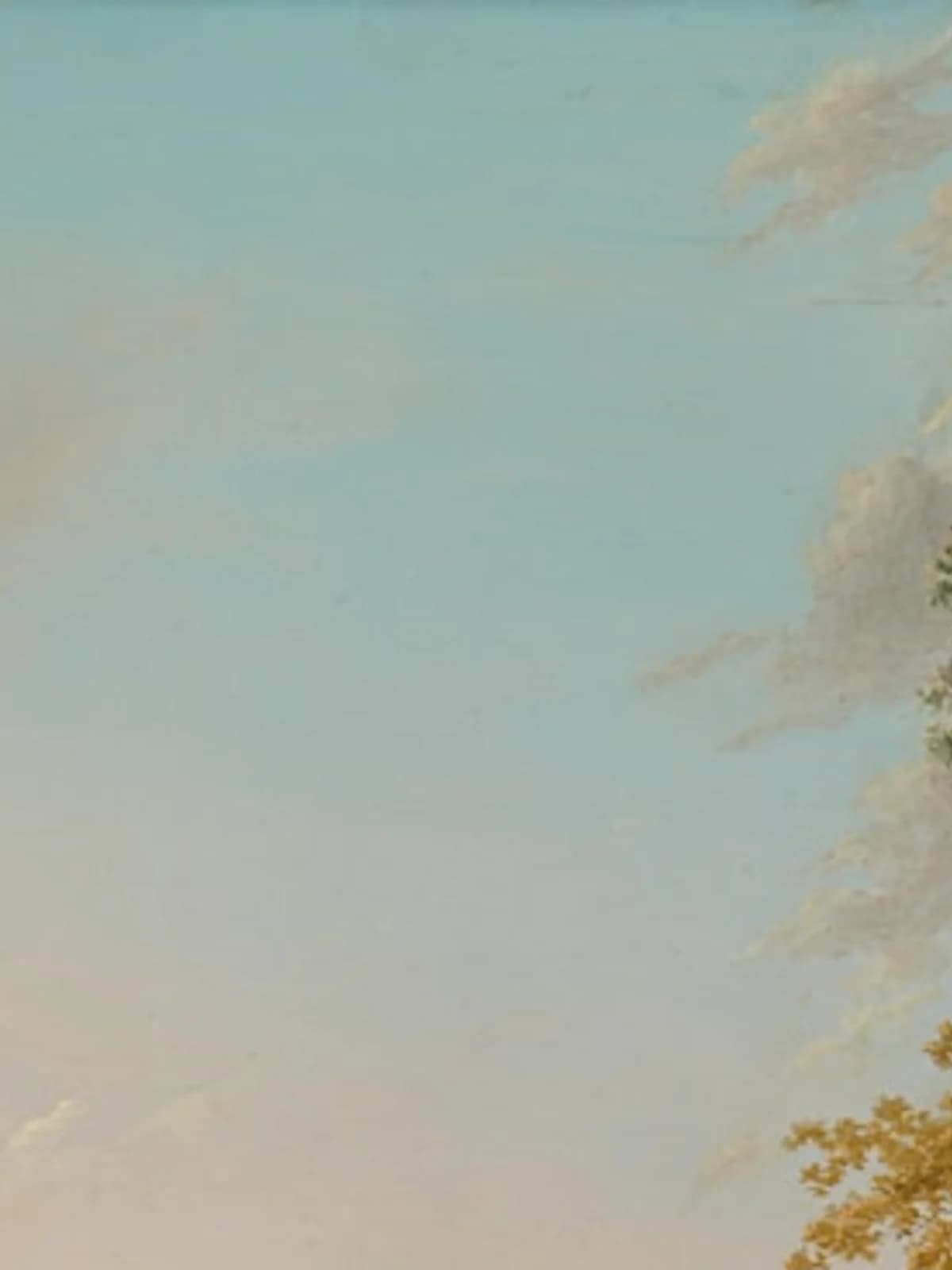 Serene pastoral landscape